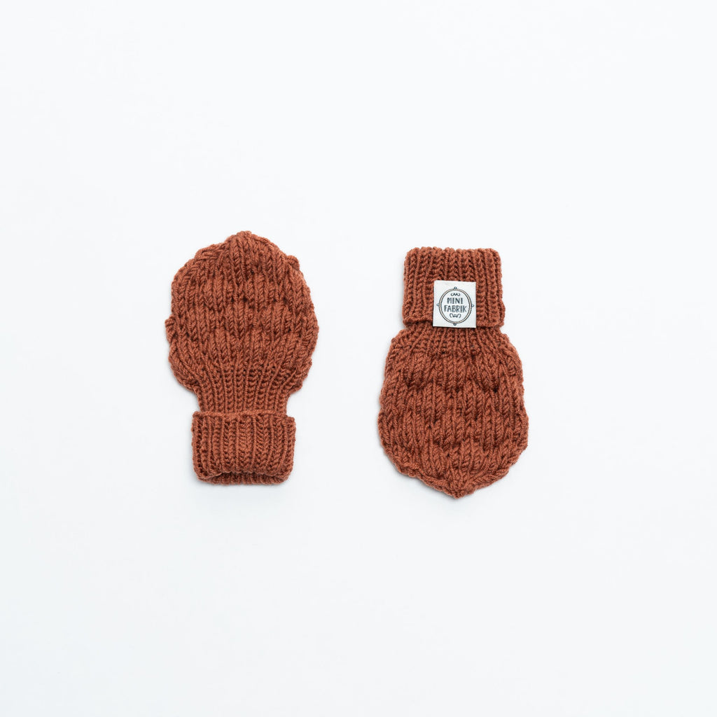 Pattern and Knit kit - Mitten Agnes & Albert - Mini Fabrik